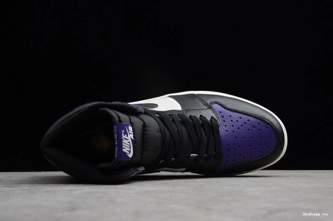 Purple' Retro 'Court Jordan 555088-501 High 1 OG Air 0720